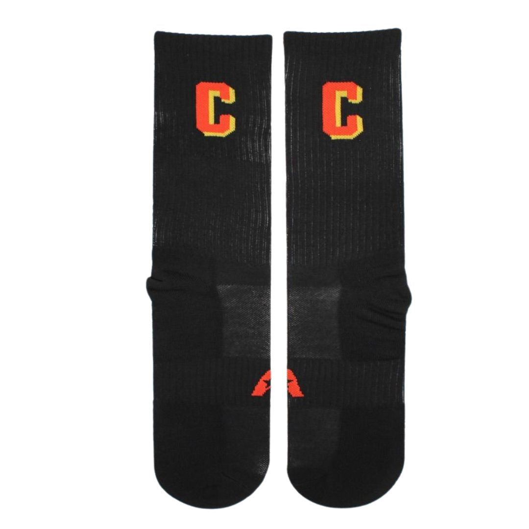 Gigantes de Carolina/Canóvanas White Black Crew Sock