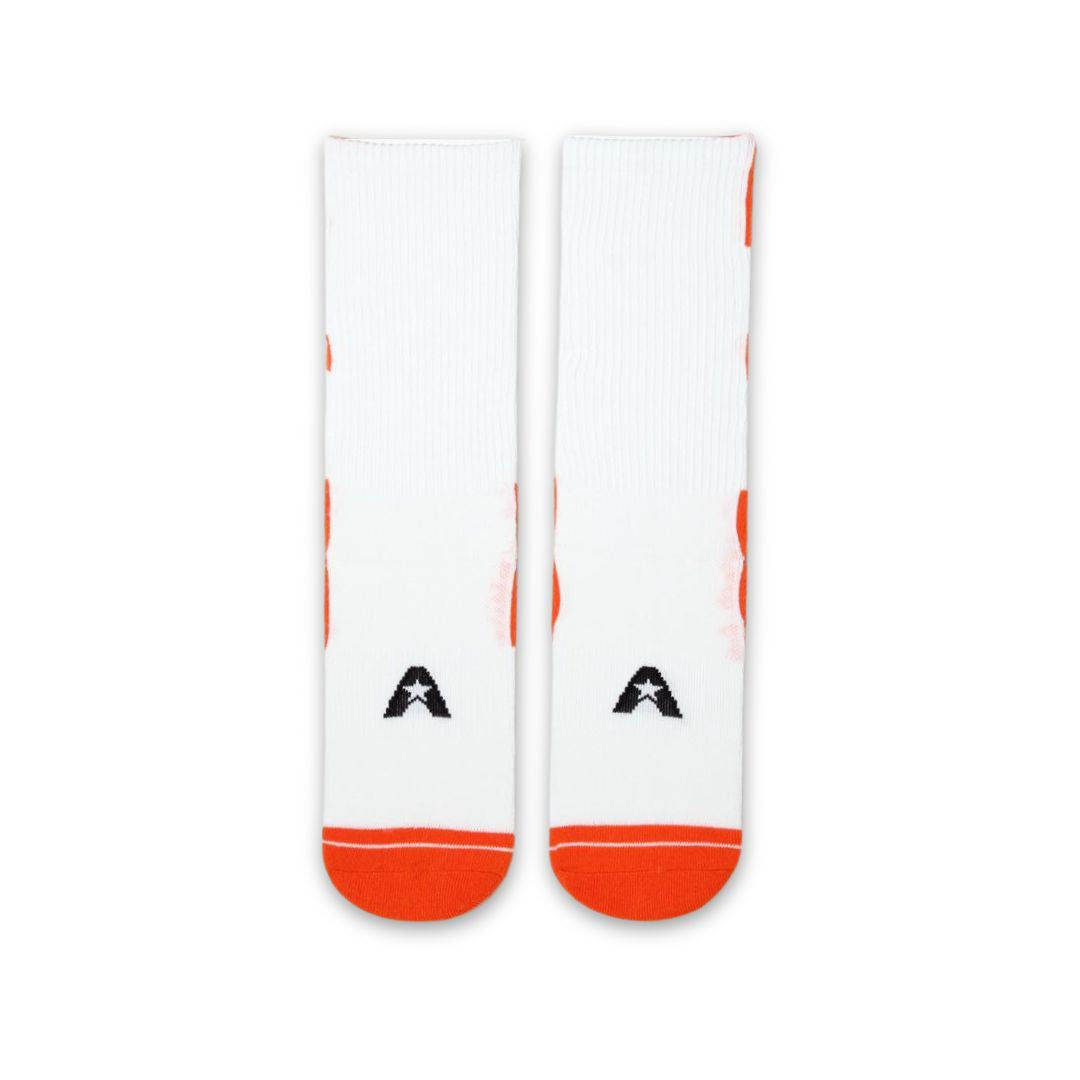 Atléticos de San Germán White Basketball Crew Sock