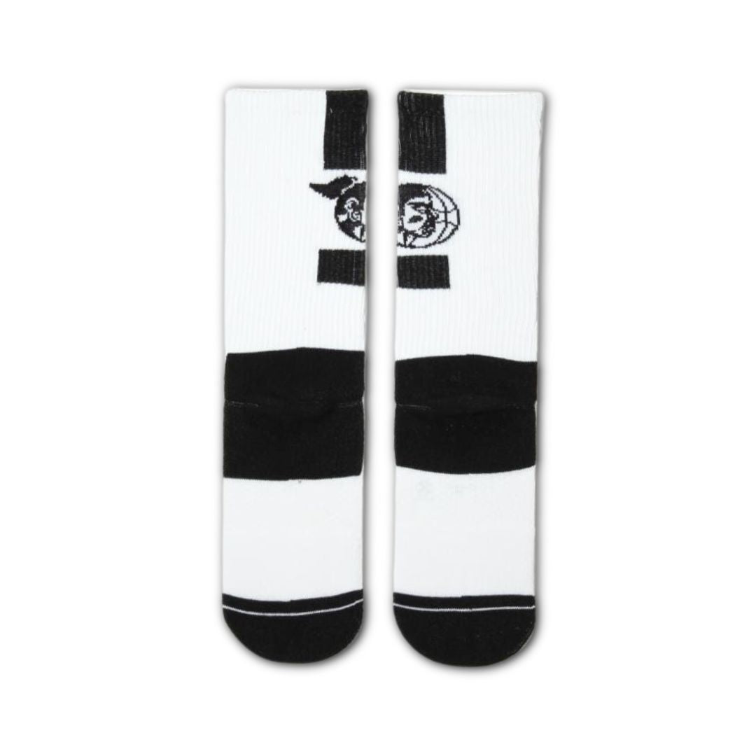 Indios de Mayagüez White Basketball Crew Sock