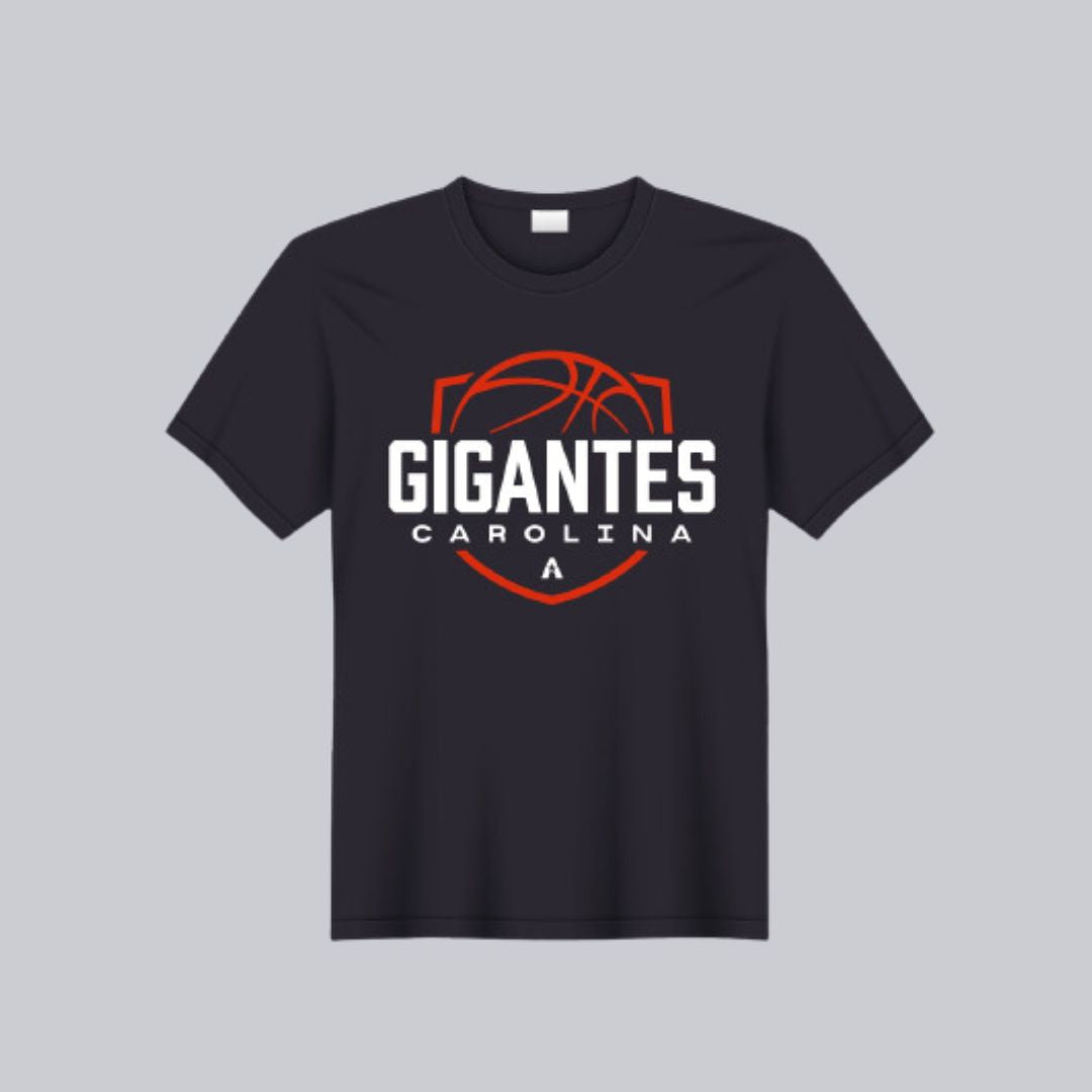 Gigantes de Carolina Shield Black Cotton Tee