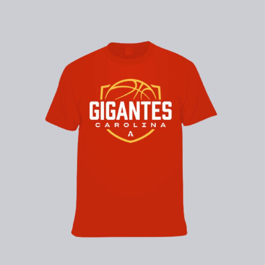 Gigantes de Carolina Shield Red Cotton Tee