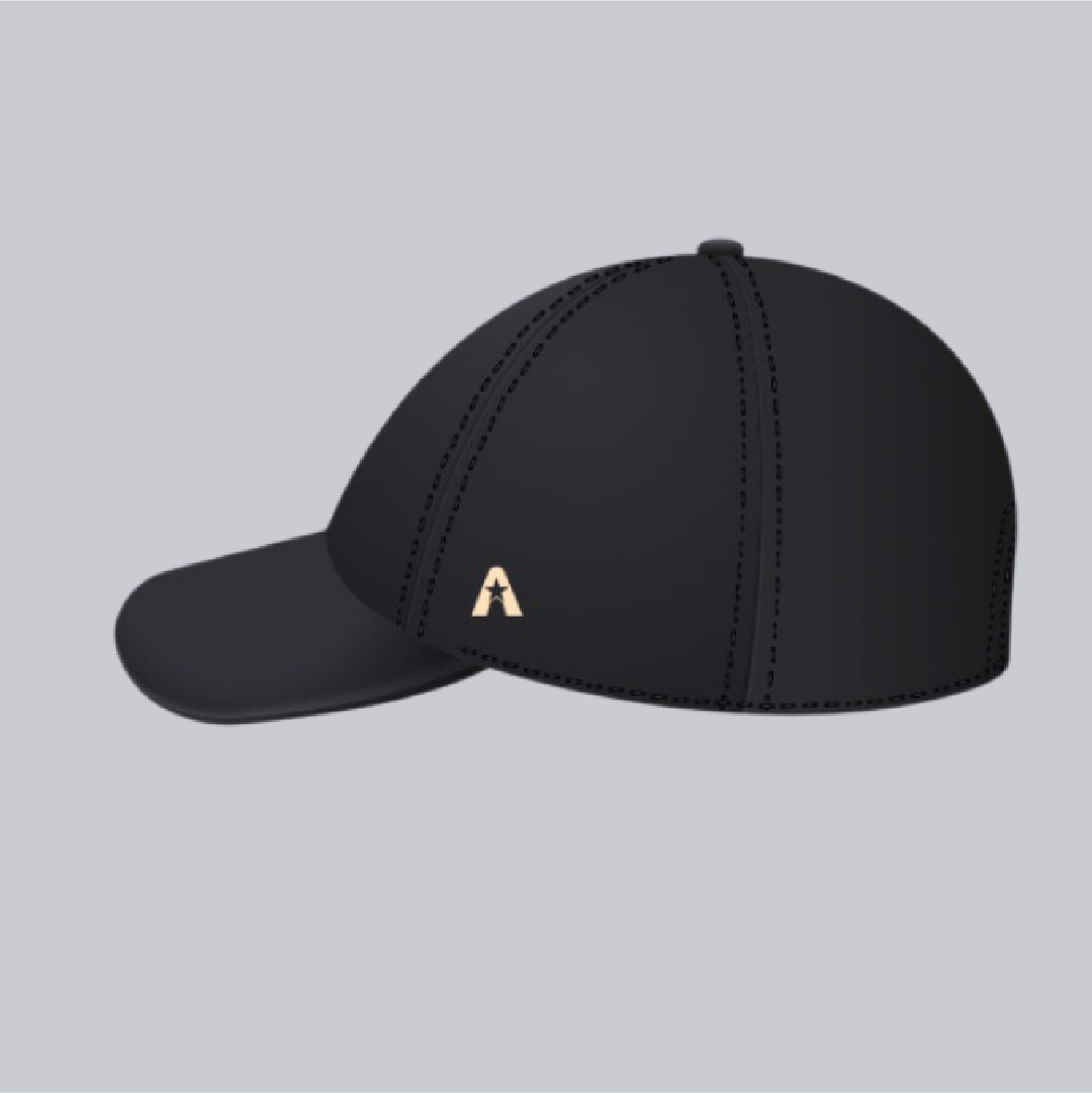 Indios Wordmark Black Structured Cap