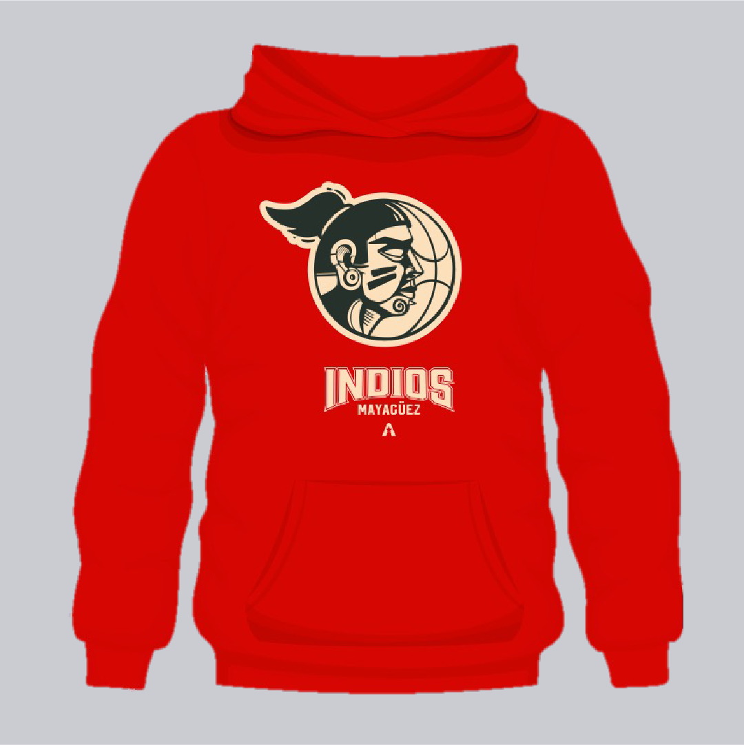 Indios Icon Red Hooded Sweatshirt