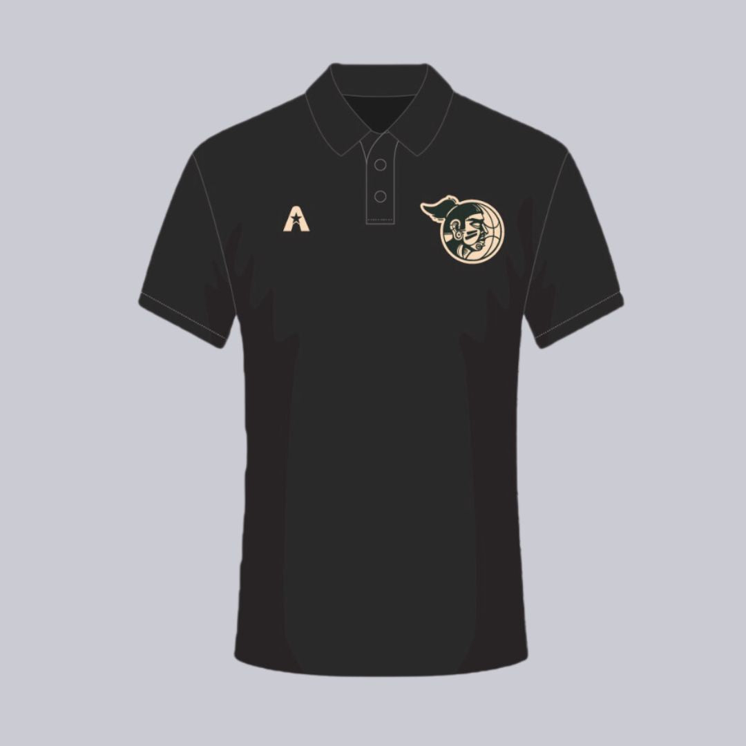 Indios Icon Black Men's Microfiber Polo