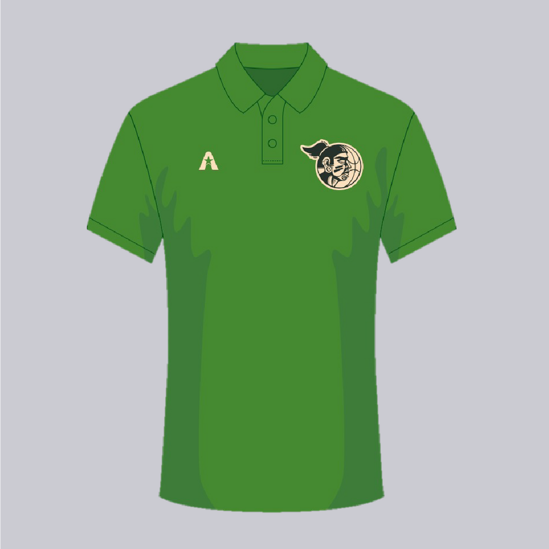 Indios Icon Green Men's Microfiber Polo