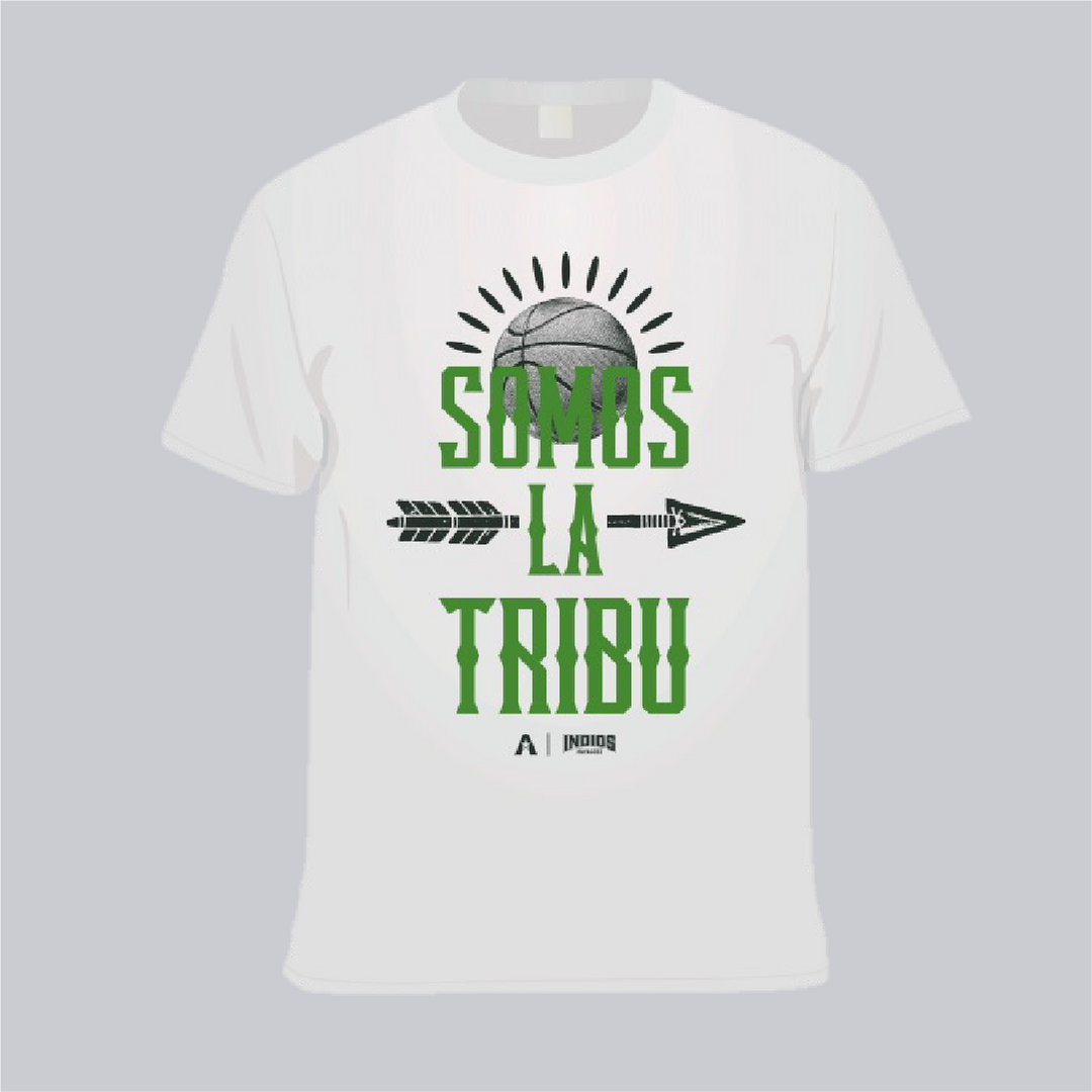 Somos La Tribu White Cotton Tee