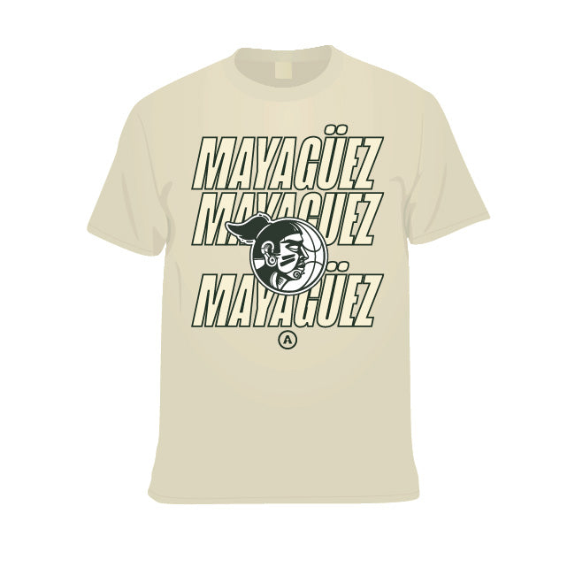 Indios Mayagüez Cream Cotton Short Sleeve Playoff T-Shirt