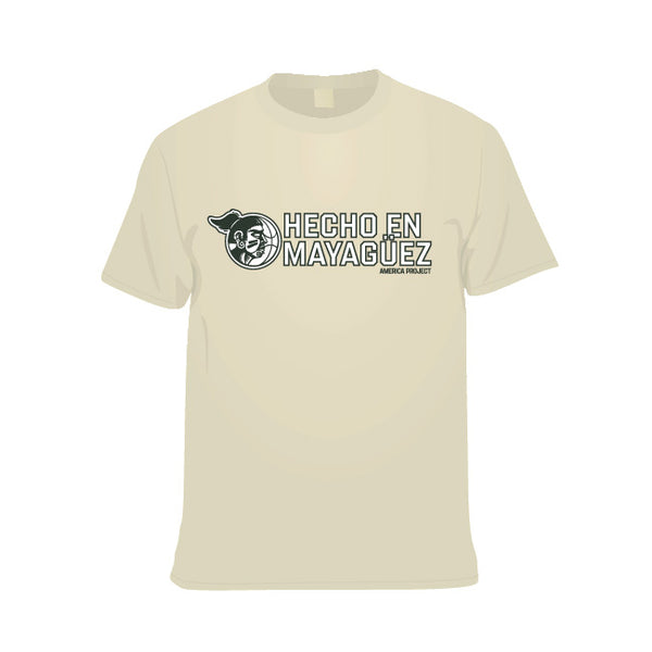 Indios Hecho en Mayagüez Cream Cotton Short Sleeve Playoff T-Shirt