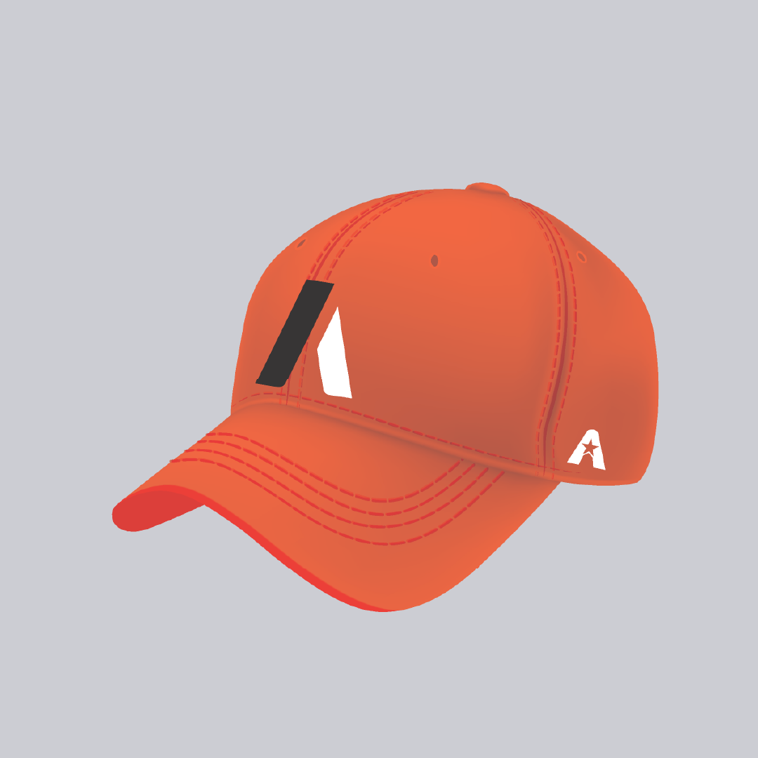 Atléticos "A" Icon Orange Soft Cap