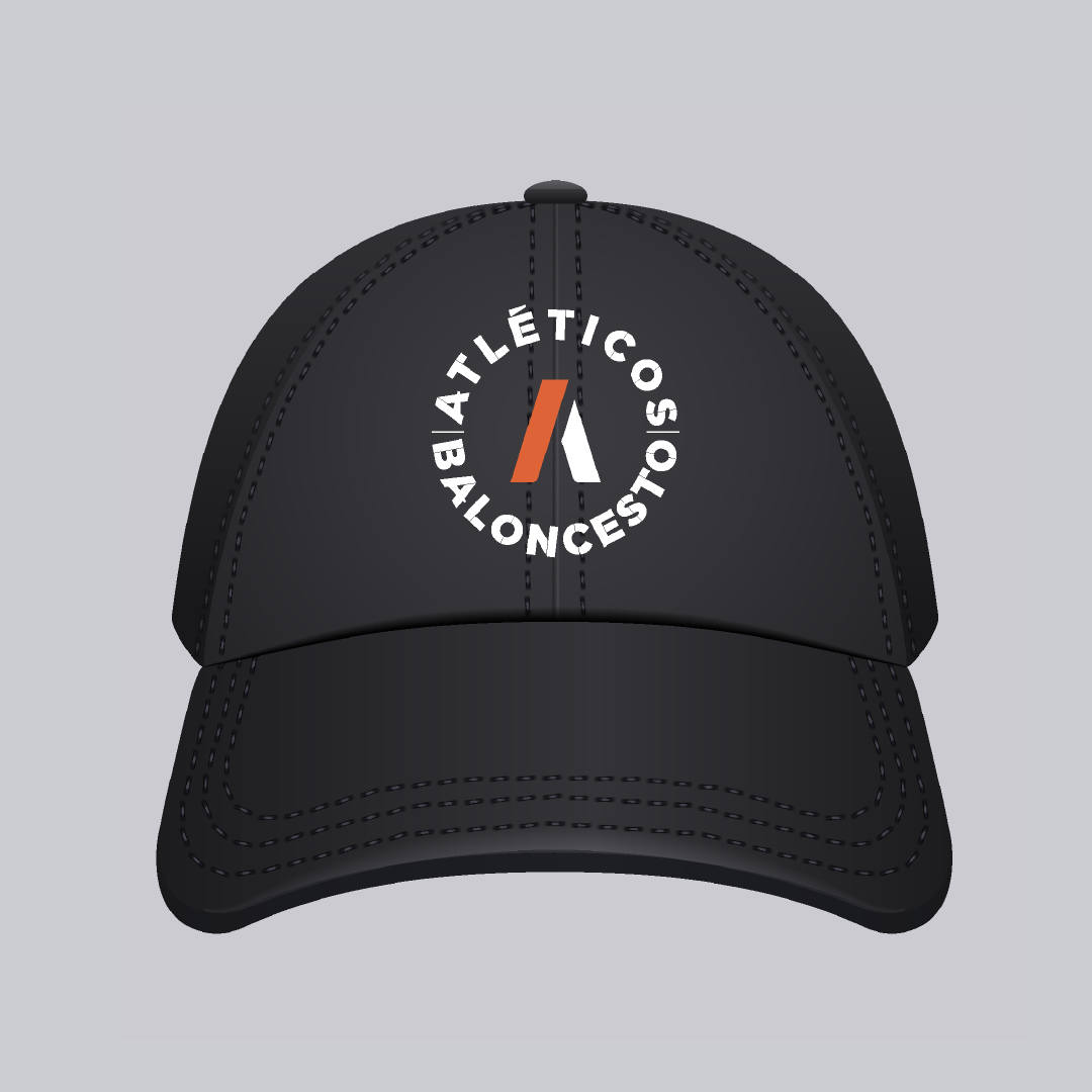 Atléticos Baloncesto Black Soft Cap