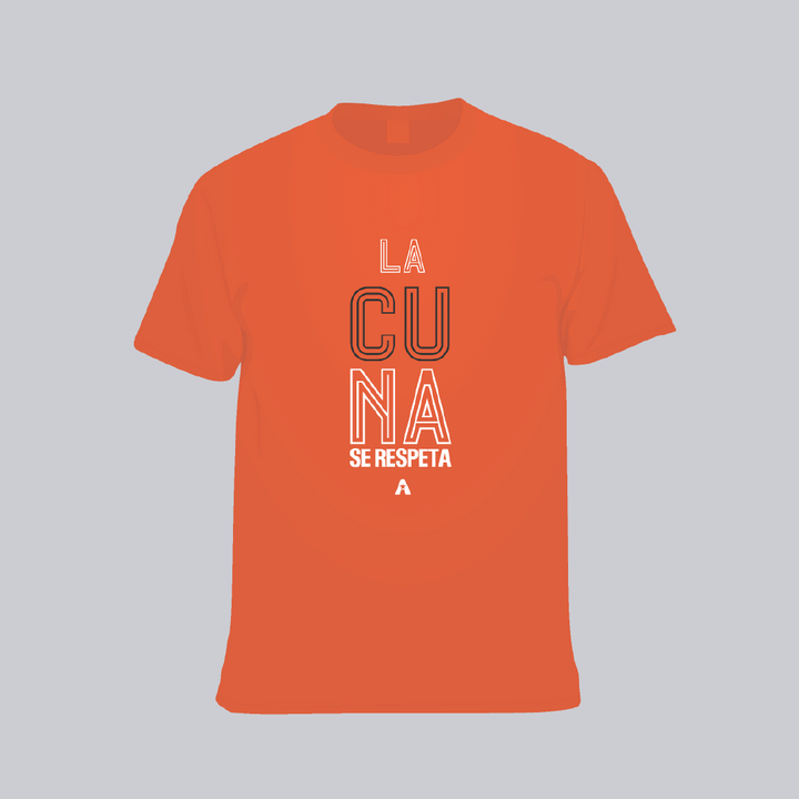 La Cuna Se Respeta Orange Cotton Tee