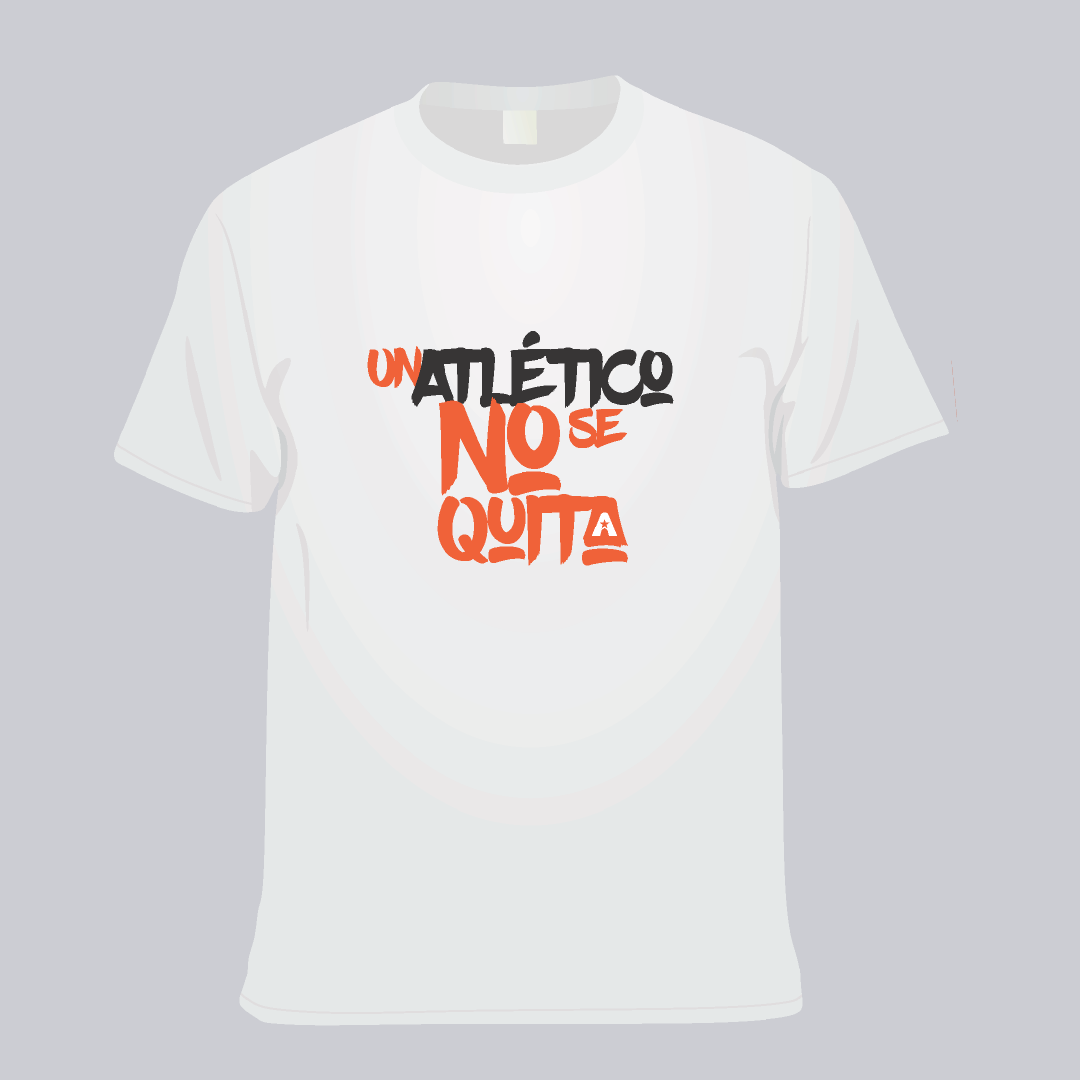 Un Atlético No Se Quita White Cotton Tee