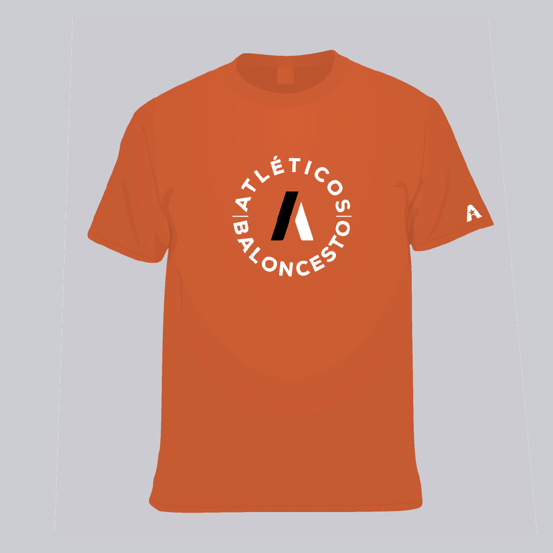 Atléticos Baloncesto Orange Cotton Tee