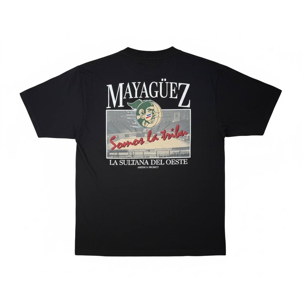 Indios de Mayagüez "Somos La Tribu" Black Oversize Tee