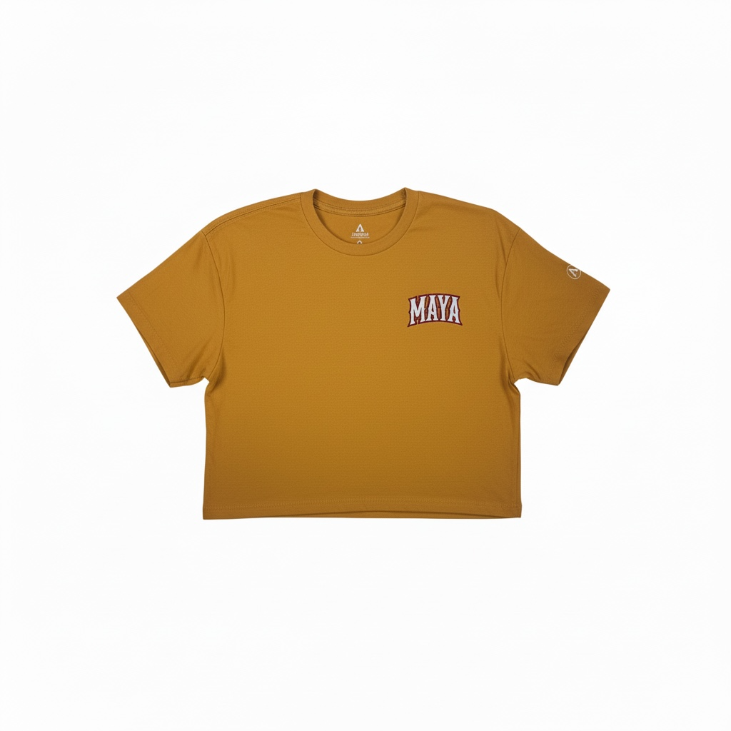 Indios de Mayagüez "Maya" Women's Brown Crop Tee
