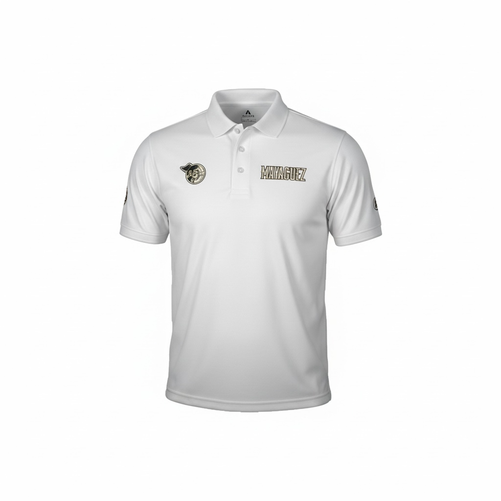 Indios de Mayagüez White Sideline Polo