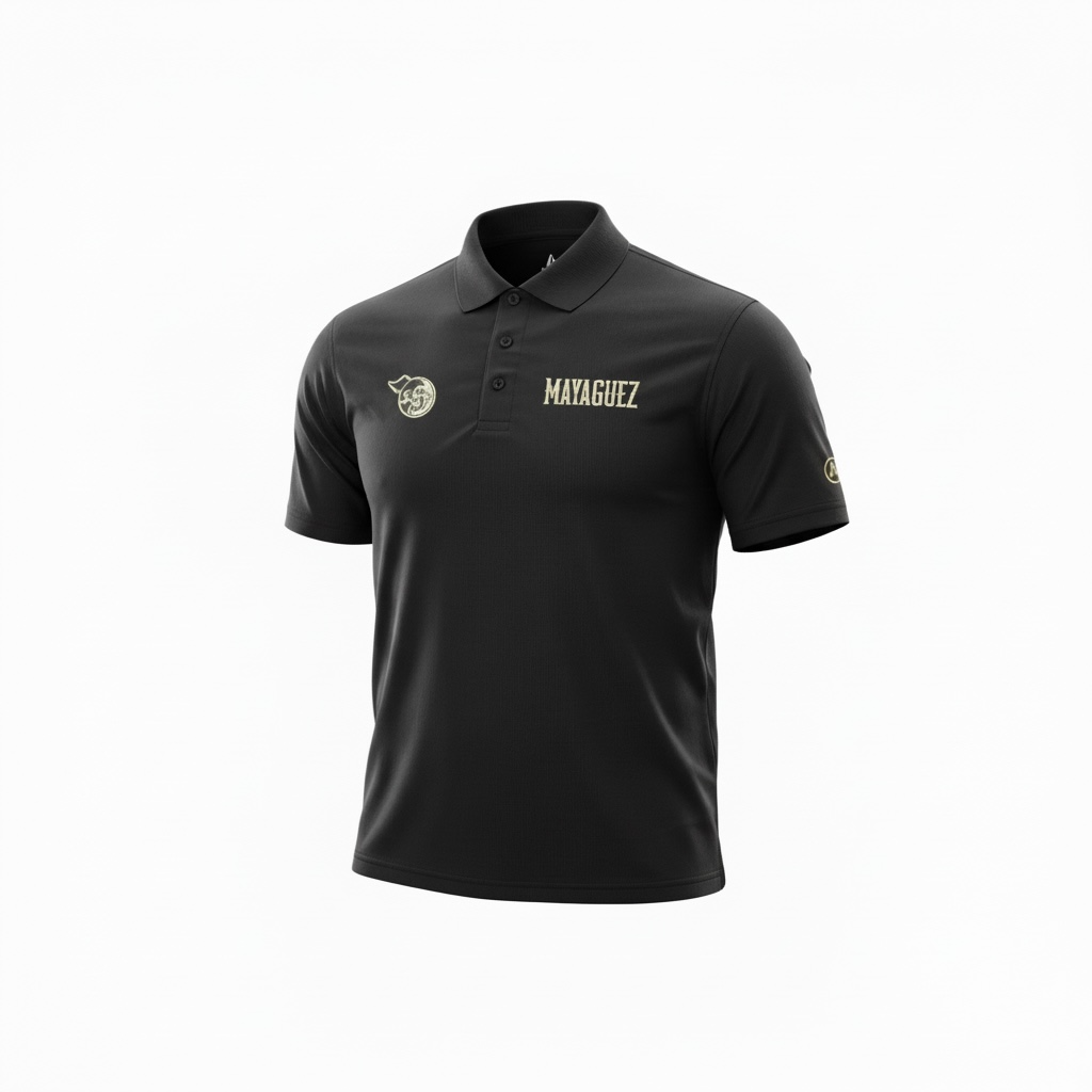 Indios de Mayagüez Black Sideline Polo